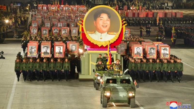 N. Korea boasts ICBMs, drones at military parade