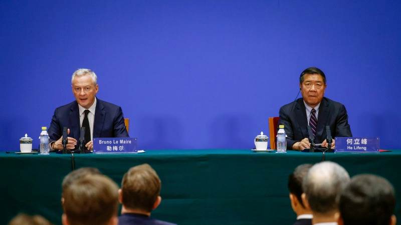 Le Maire wants France to export more to China