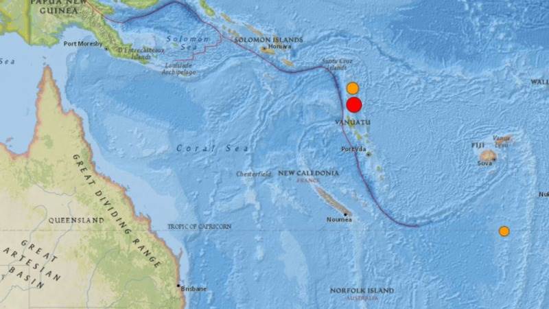 6.5-magnitude quake hits Vanuatu