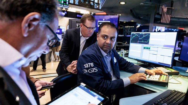 Wall Street markets fall on Middle East turmoil