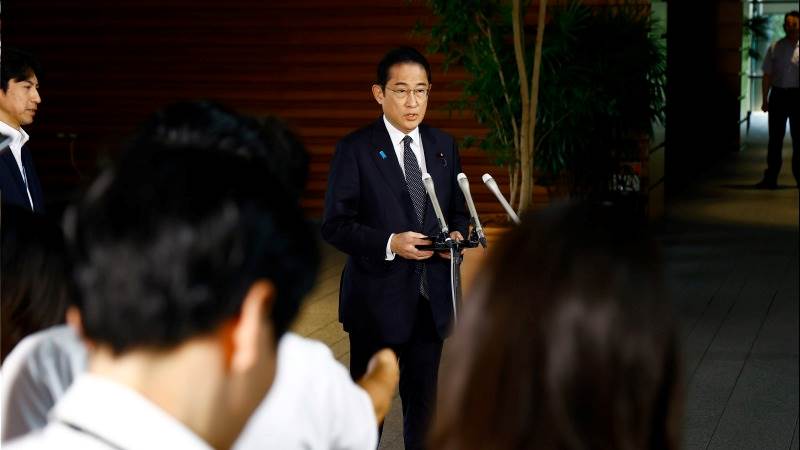 Kishida: Fukushima water release to start on Aug. 24