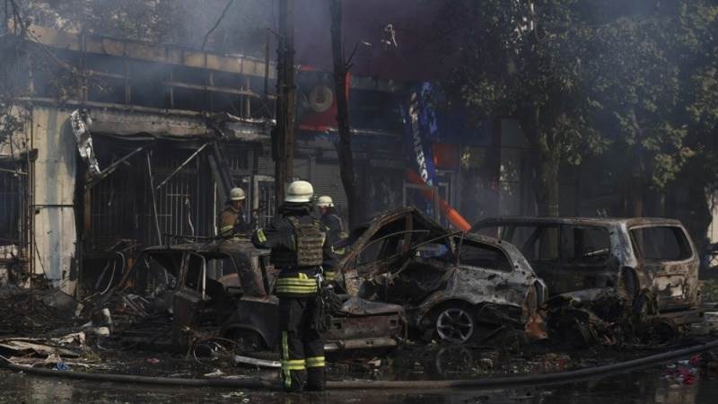 Explosions reported in Ukraine’s Kharkiv