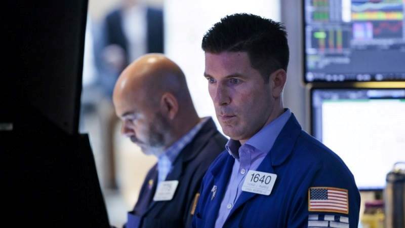 Dow plunges 200 pts amid Powell, economic data