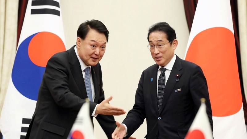 Japan, S. Korea condemn Hamas attacks against Israel