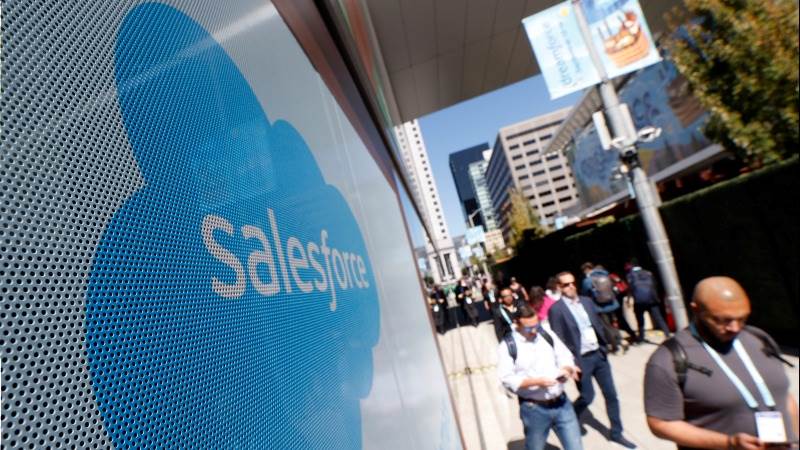 Salesforce climbs 9% premarket after earnings report