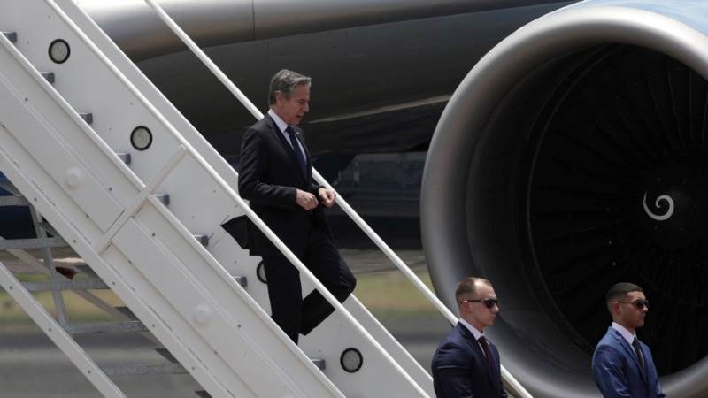 US Secretary of State Antony Blinken arrives in Israel