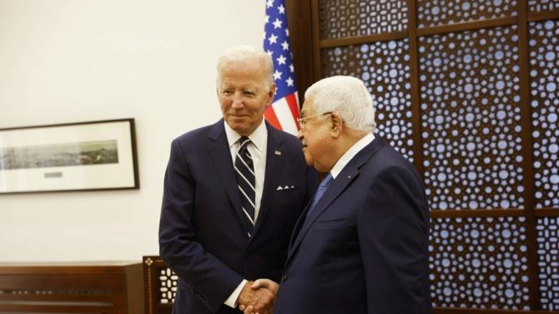 Biden holds talks with Netanyahu, Abbas