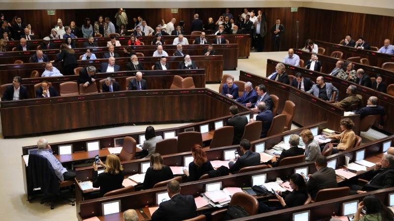 Rocket siren in Jerusalem pauses Knesset session