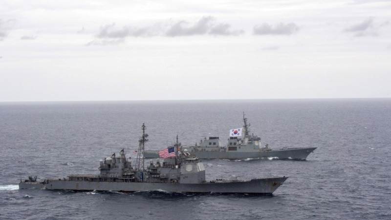 S. Korea holds regular naval drills