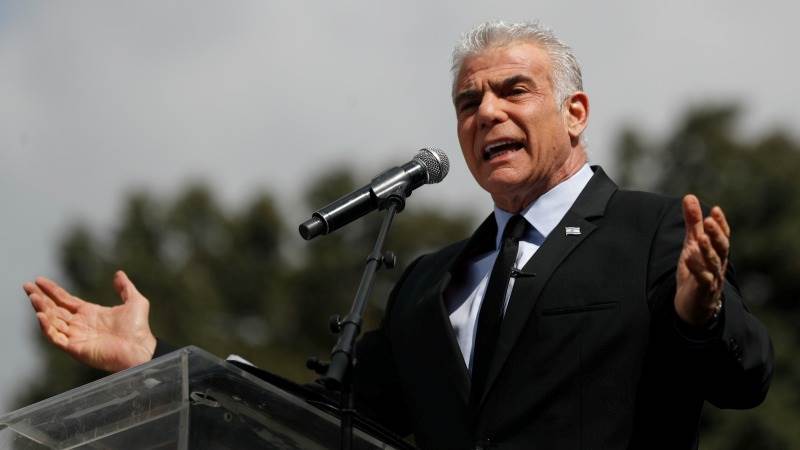 Lapid: Gaza should return to PA’s control