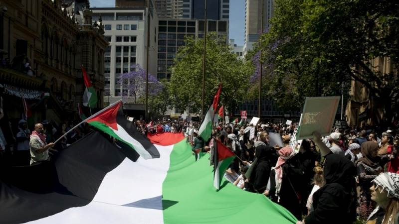 Thousands gather in Australia at pro-Palestine rallies