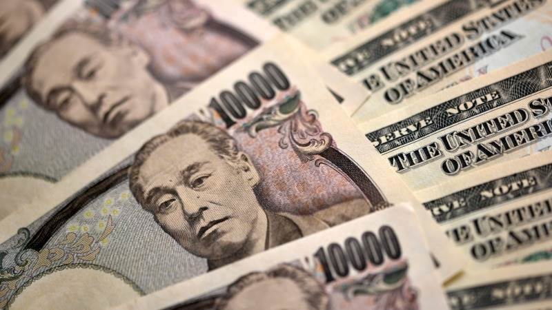 Yen falls to one-year low against US dollar