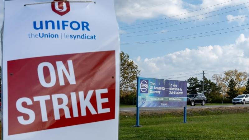 Unifor: Over 8,200 Stellantis workers go on strike