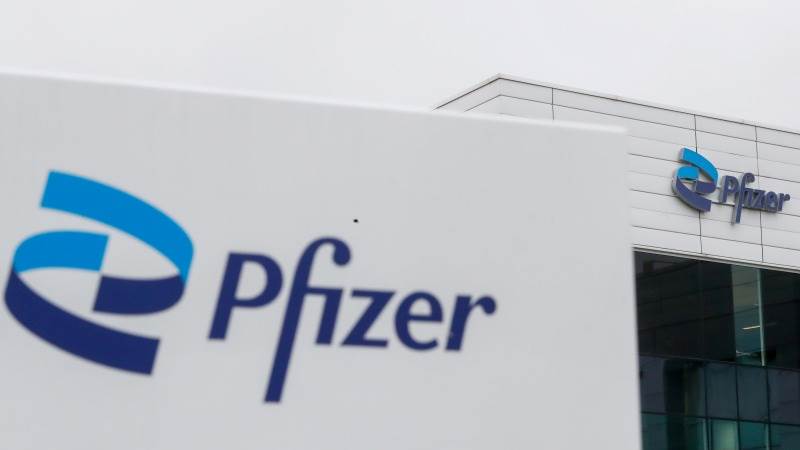 Pfizer’s revenue falls by 42% to $13.23 billion in Q3