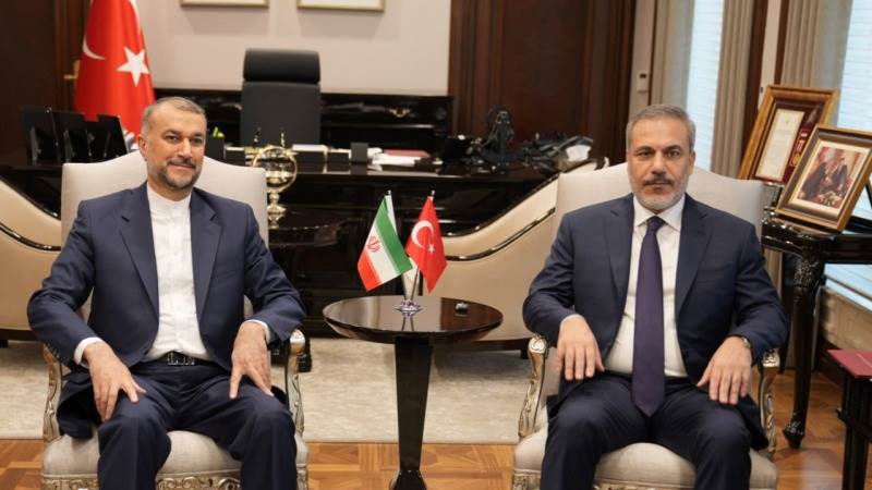 Iran, Turkey FMs hold meeting on Gaza crisis