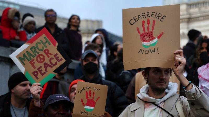 29 arrested in London at pro-Palestinian protest