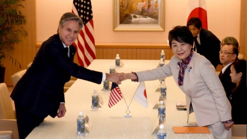 Japan’s FM meets Blinken, condemns Hamas’ actions