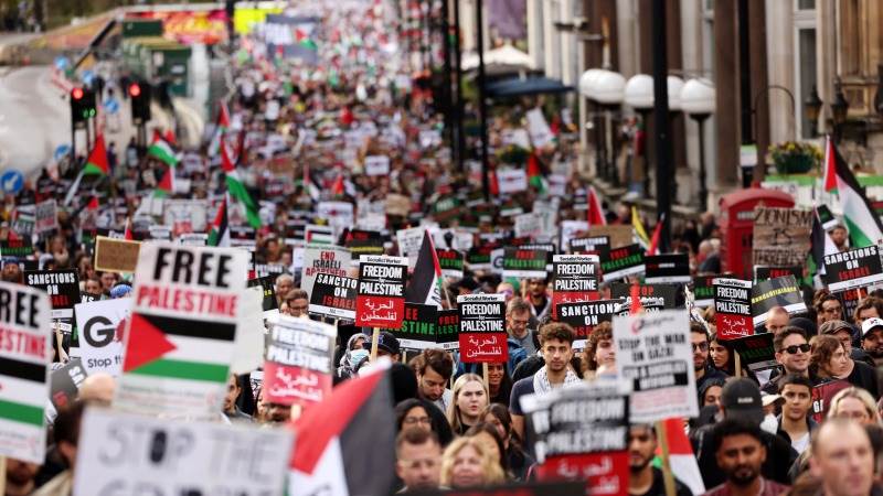 2,000 officers on duty for pro-Palestinian march in London