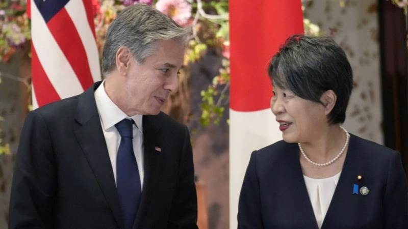 Blinken talks N. Korea with Japanese, S. Korean FMs