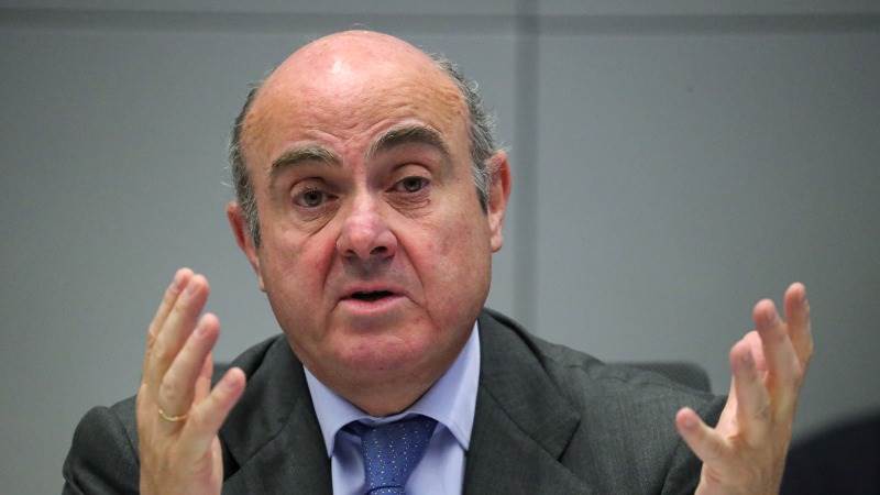 ECB’s De Guindos: Risks tilted to downside