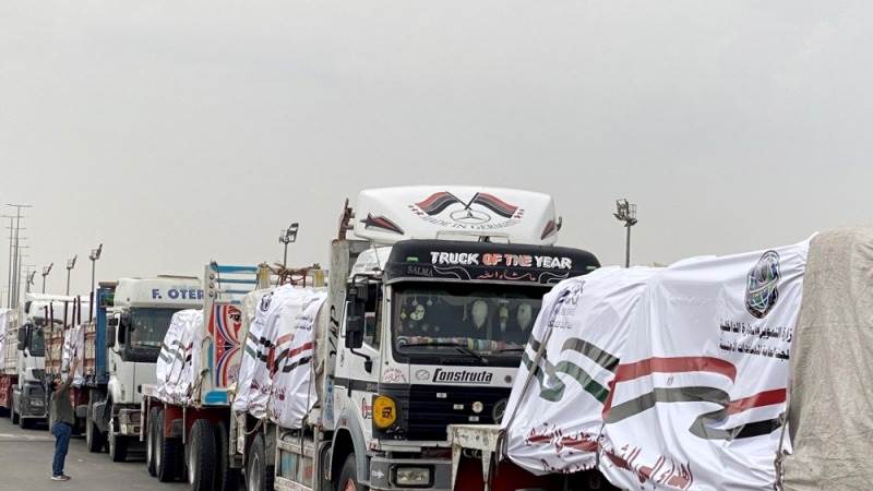 196 aid trucks entered Gaza on Friday