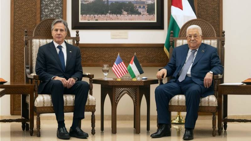 Blinken, Abbas discuss situation in Gaza