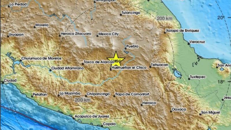 5.7-magnitude earthquake shakes east-central Mexico