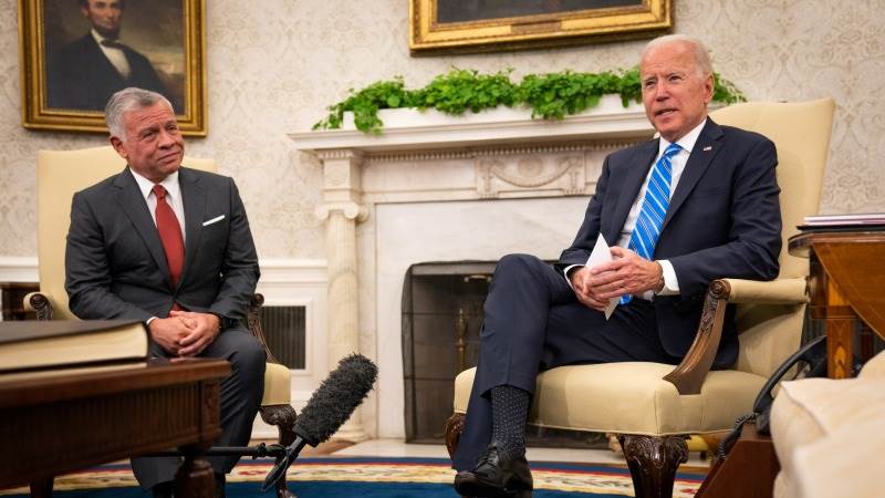 Biden, Jordan’s king discuss Gaza