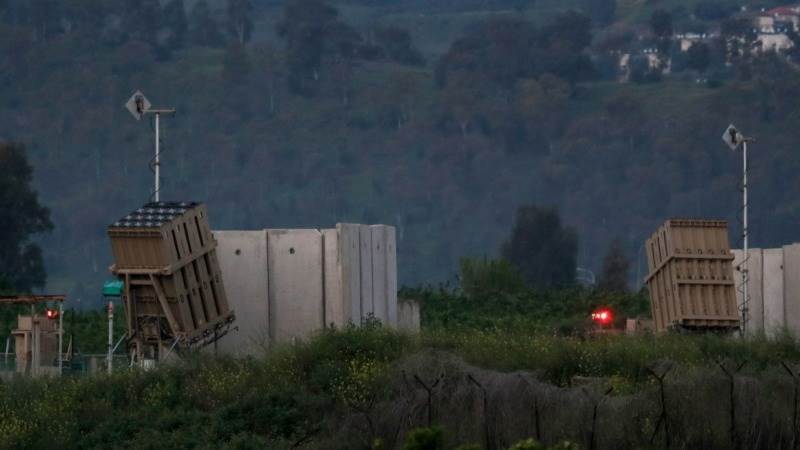 Israel intercepts at least 6 rockets from Lebanon