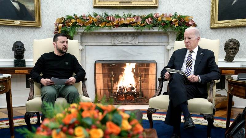 Zelensky tells Biden: Ukraine can win