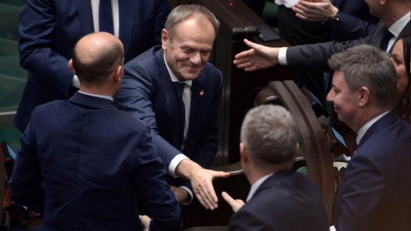 Poland’s Tusk wins confidence vote in parliament