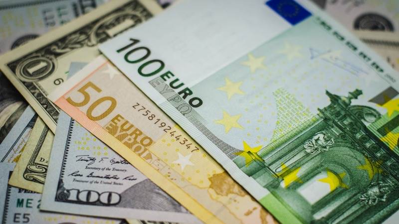 Euro at two-week high against dollar