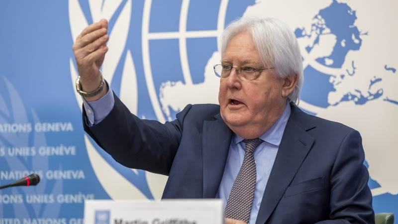 UN aid chief says war in Gaza not halfway through