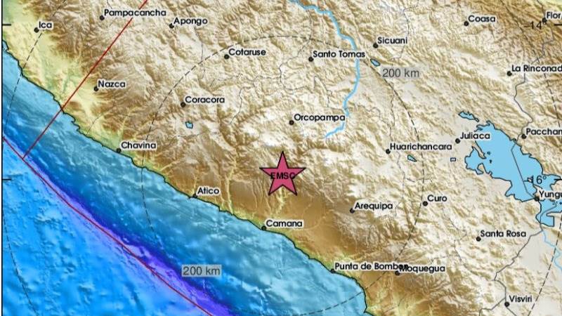 6.2-magnitude quake strikes southern Peru