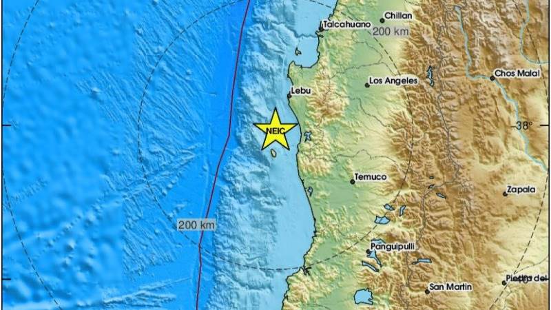 5.9-magnitude earthquake shakes Chile