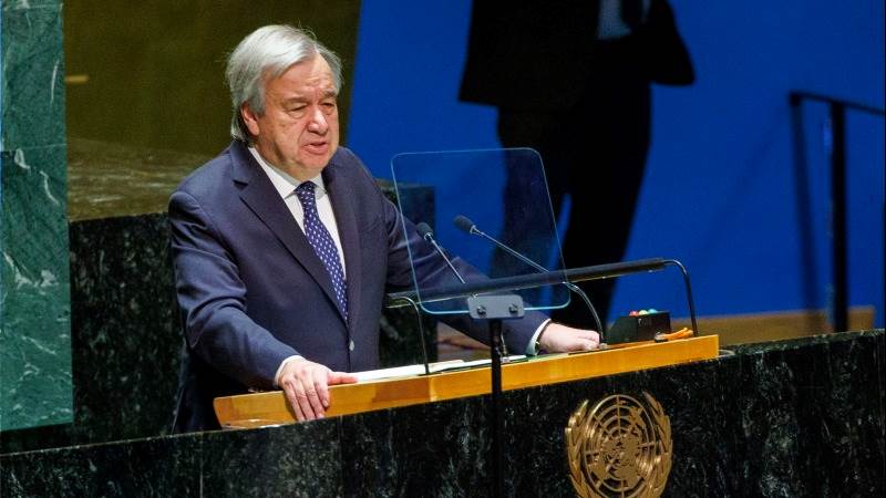 UN’s Guterres urges Gaza ceasefire