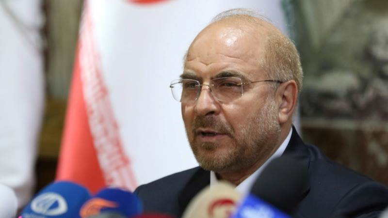 Iran’s parliament speaker accuses US over Gaza war