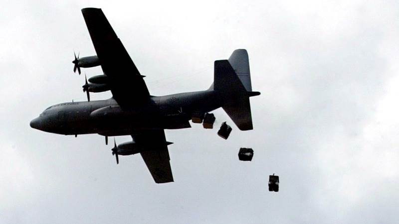 US starts airdropping aid into Gaza