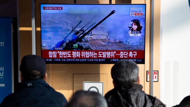 N. Korea’s shells allegedly fell near maritime border