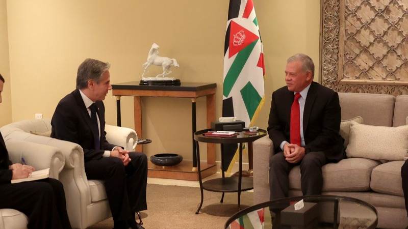 Blinken affirms US commitment to peace in Jordan summit