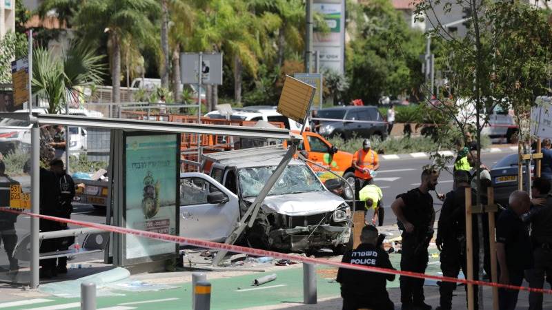 18 injured in car-ramming attack near Tel Aviv