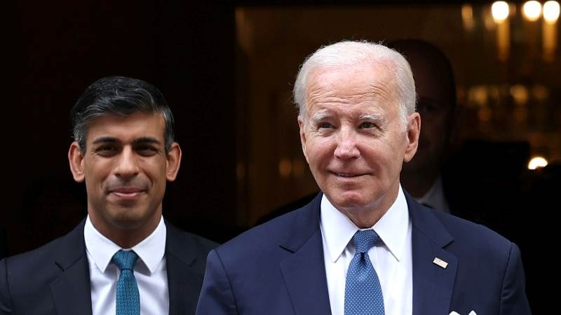 WH: Biden, Sunak talk Middle East, Ukraine