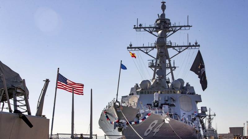 China’s military monitors US warship in Taiwan Strait