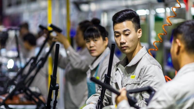 China’s manufacturing steady in January