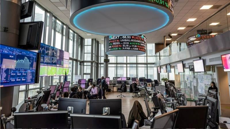 Europe lower premarket amid banking sector results