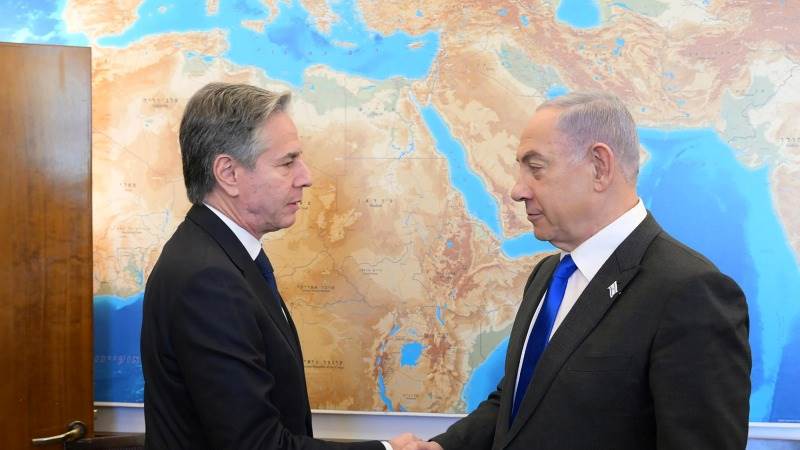 Blinken pushes for Palestinian state in meeting with Netanyahu