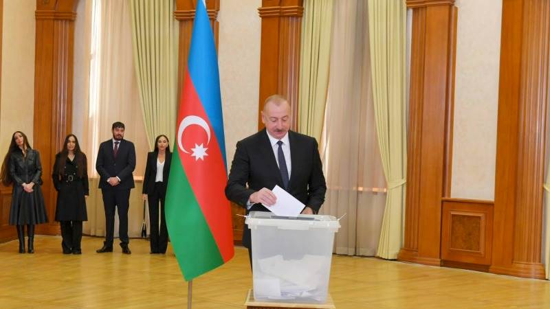 Azerbaijan’s Aliyev reportedly set to be reelected