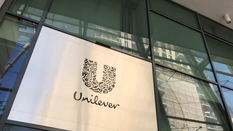 Unilever’s turnover down 3% to €14.2B in Q4