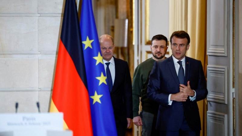 Zelensky to hold talks with Macron, Scholz, Harris