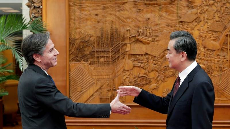 Blinken, Wang Yi talk China’s support for Russia